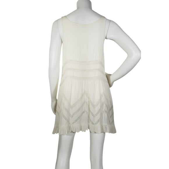 Intimately Free People Ivory Tank Dress Size Medium Boho Style - Picture 3 of 6